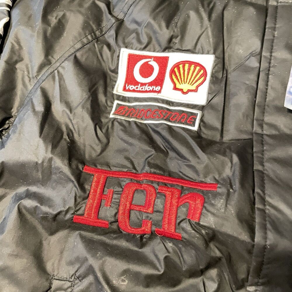 NWT Ferrari Michael Schumacher F1 Racing Jacket Black XL 8-Dragon LTD Retro - Picture 4 of 11